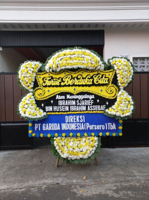 Papan Bunga Duka di Ciganjur